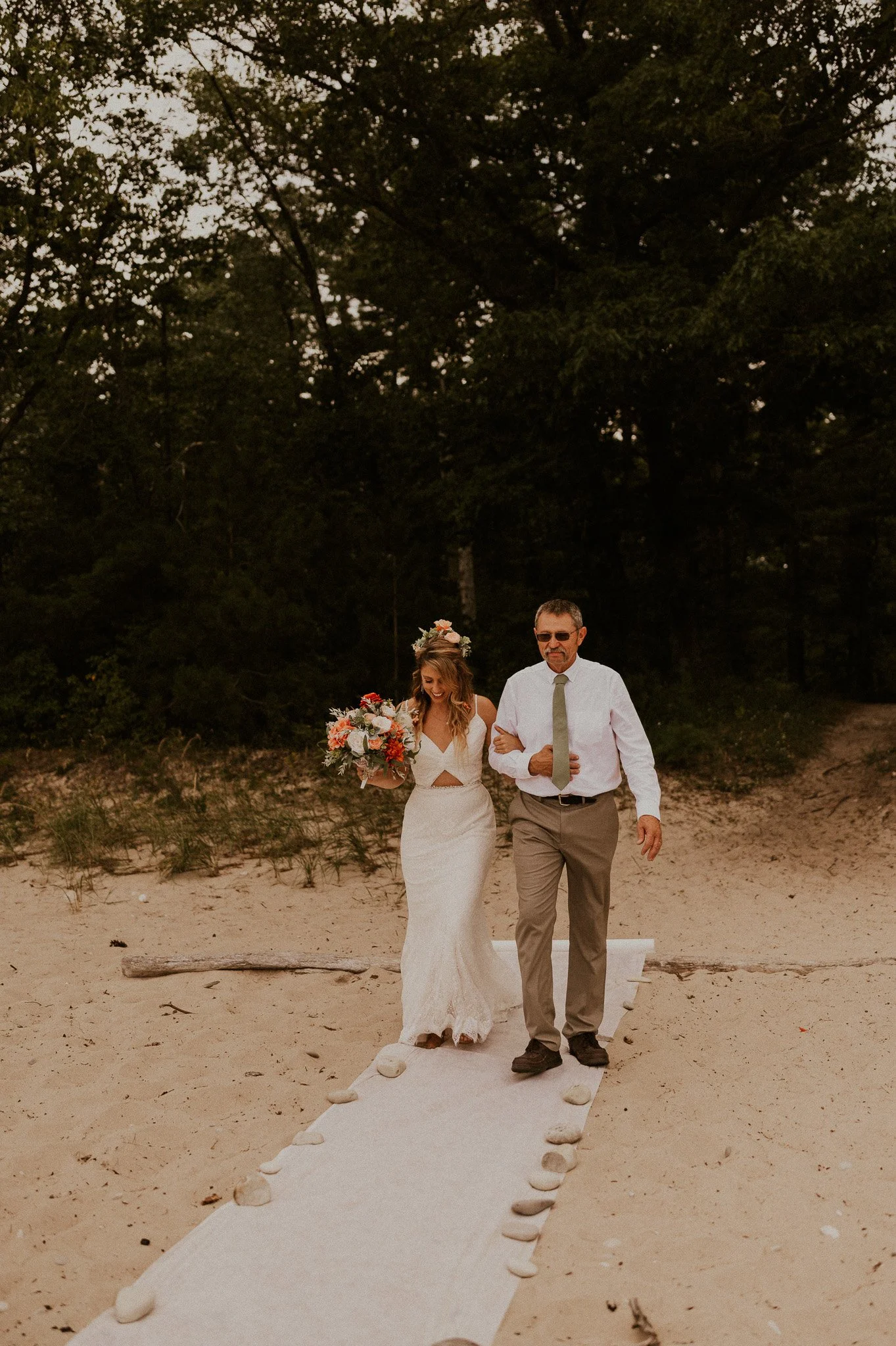 sleeping bear dunes jeep elopement