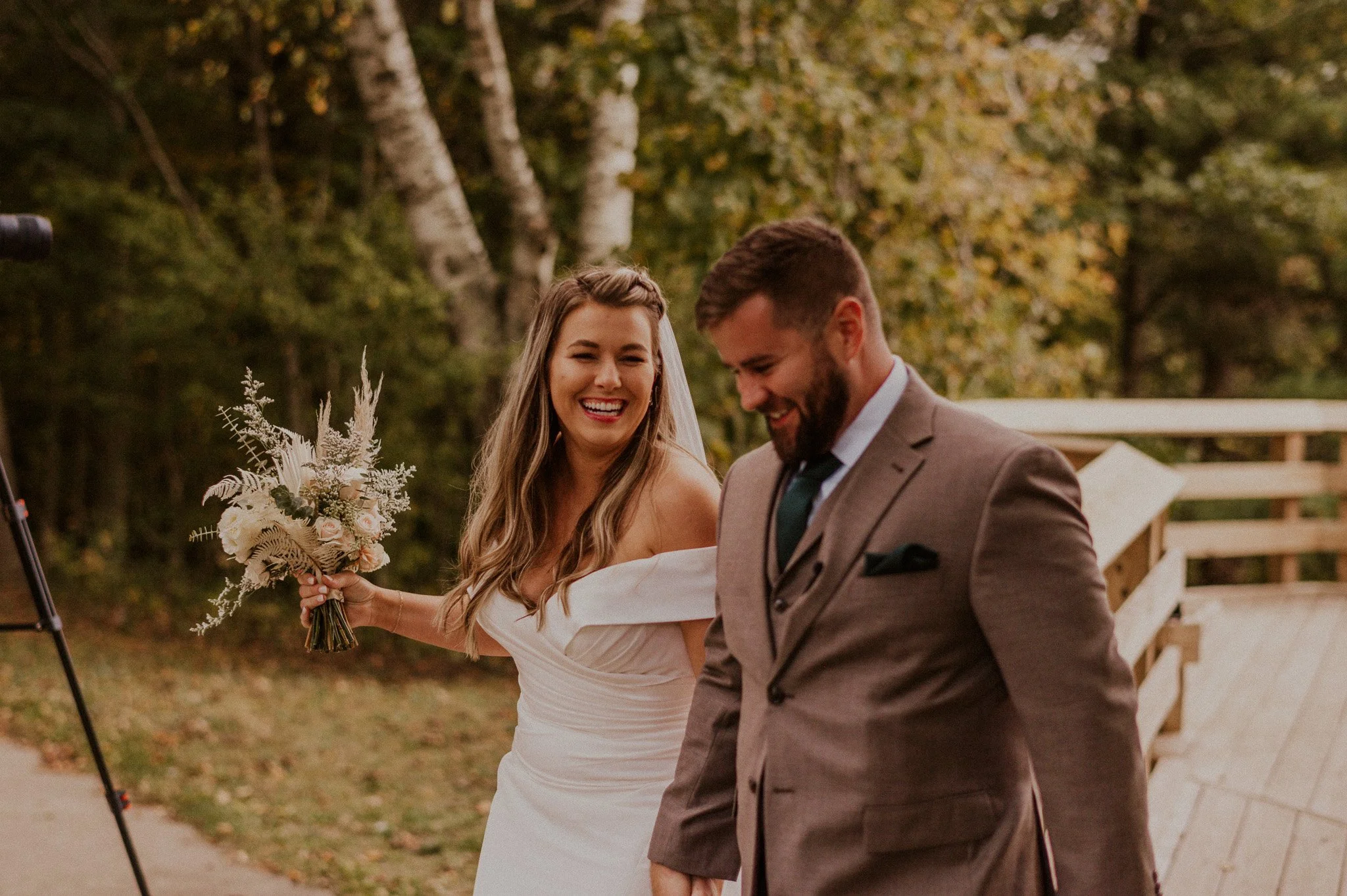 sleeping bear fall elopement