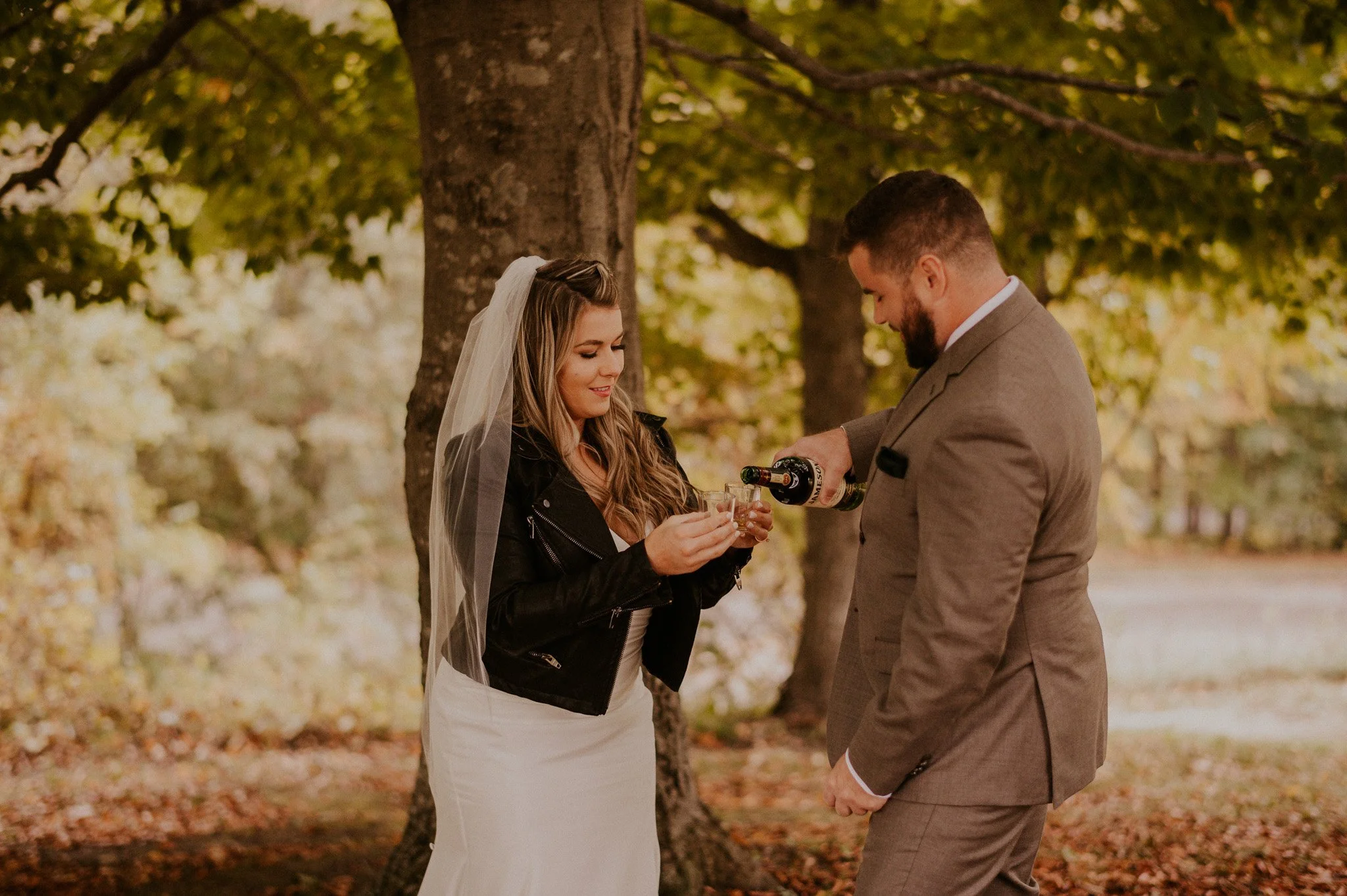 sleeping bear fall elopement