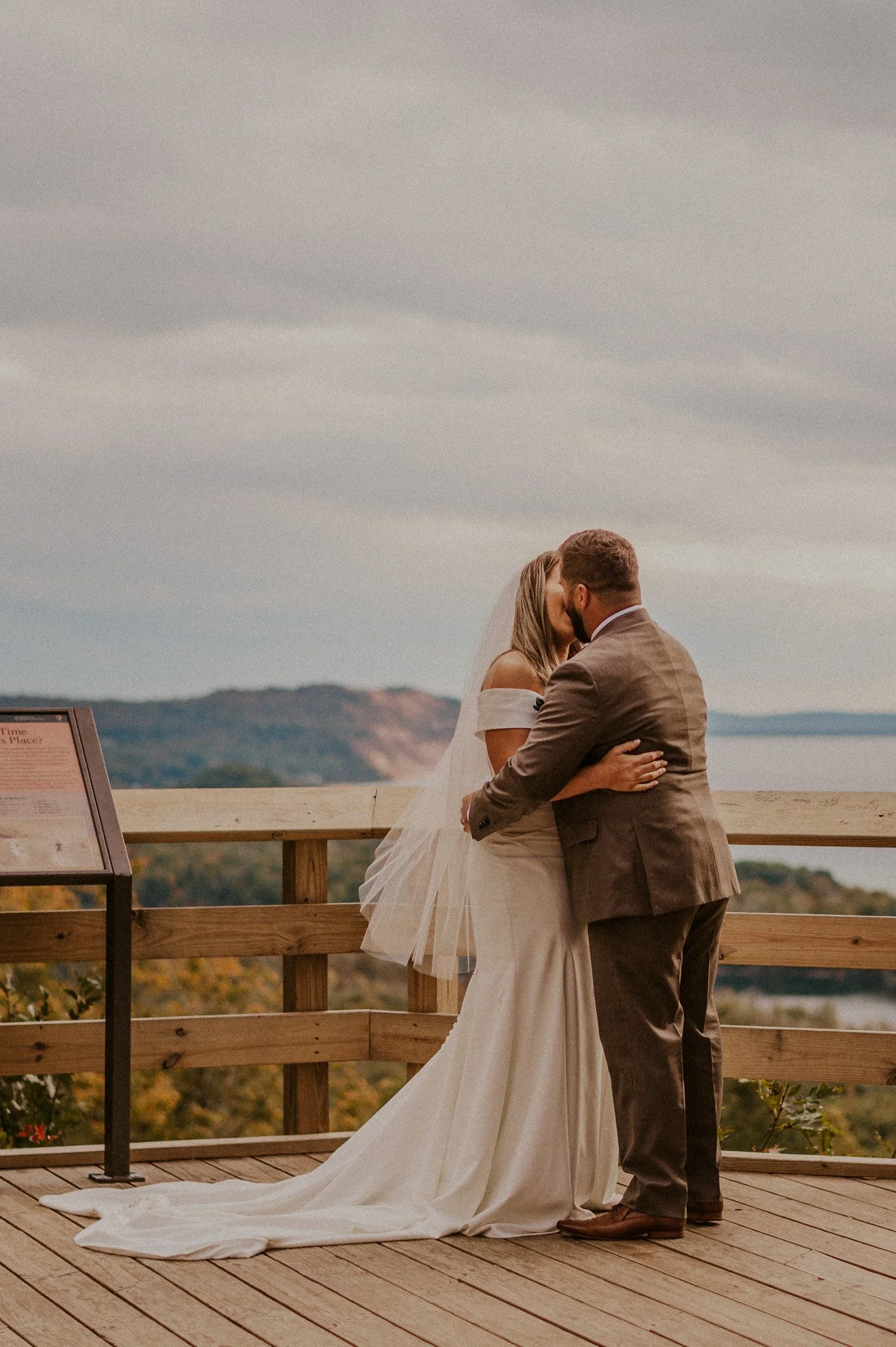 sleeping bear fall elopement