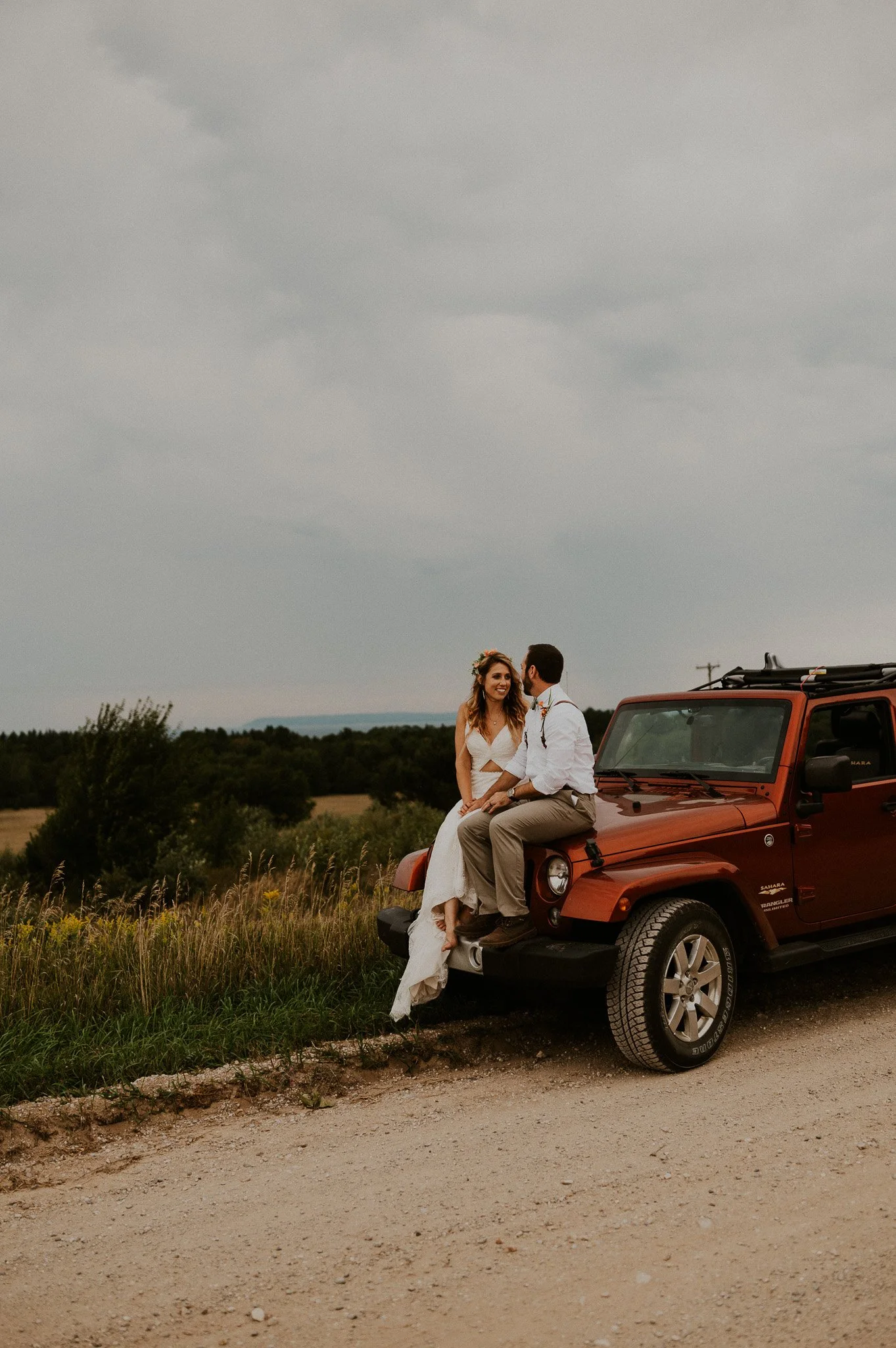 sleeping bear dunes jeep elopement