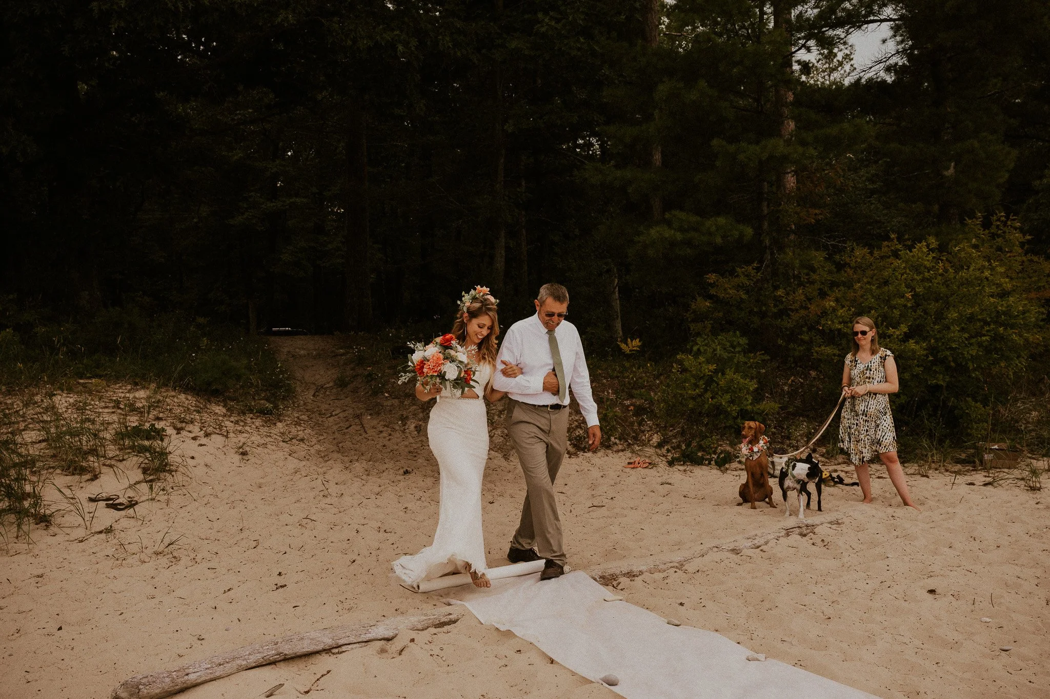 sleeping bear dunes jeep elopement