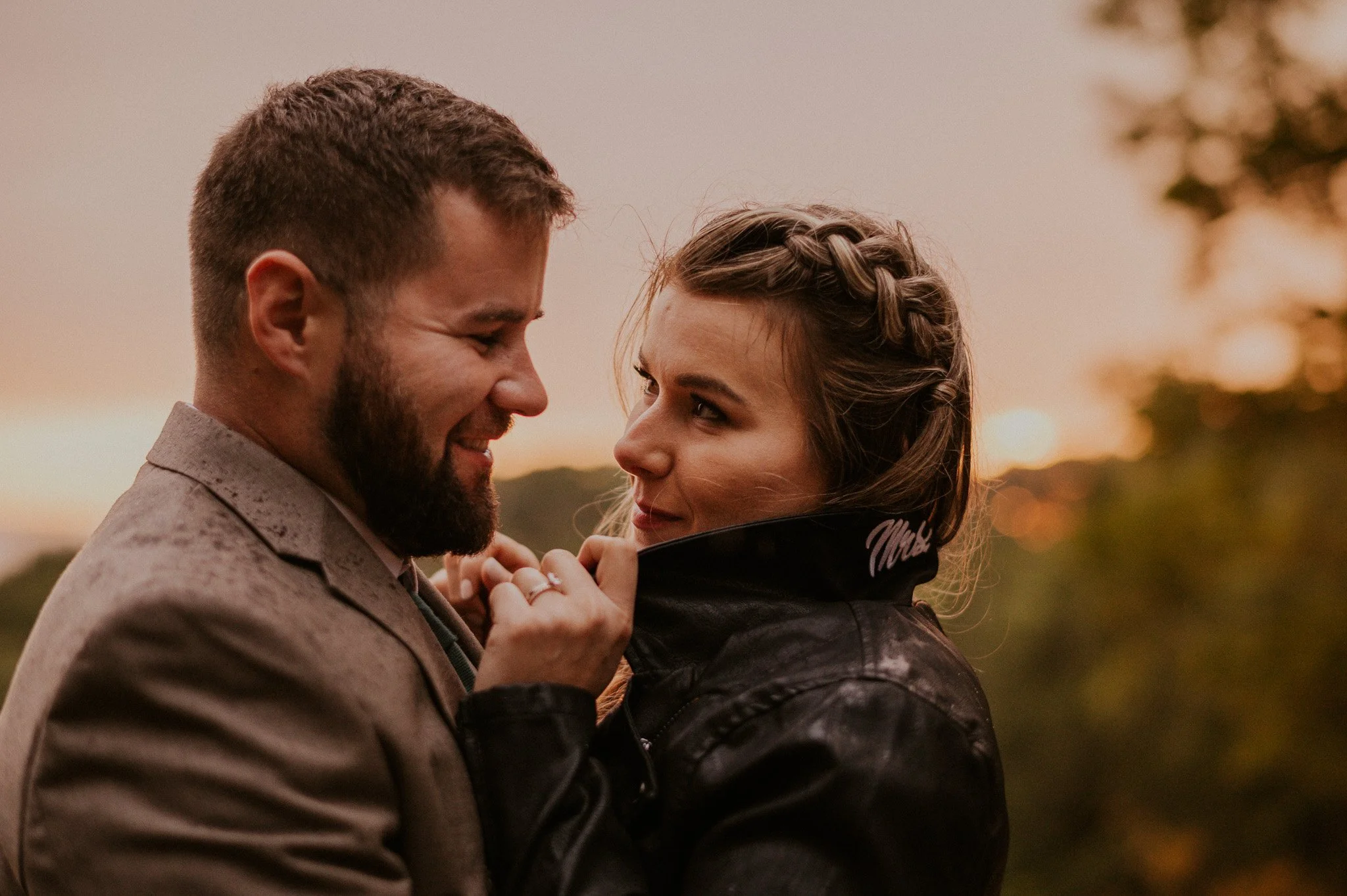 sleeping bear fall elopement