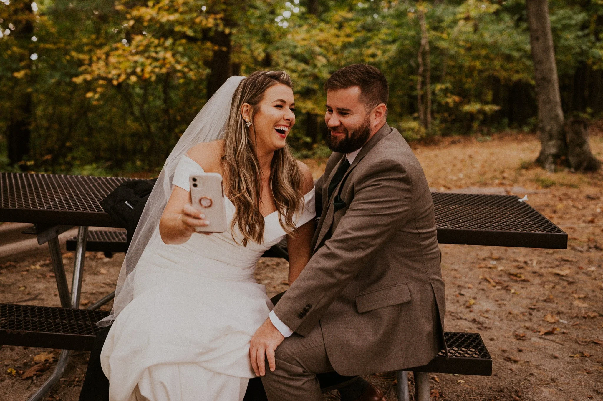 sleeping bear fall elopement