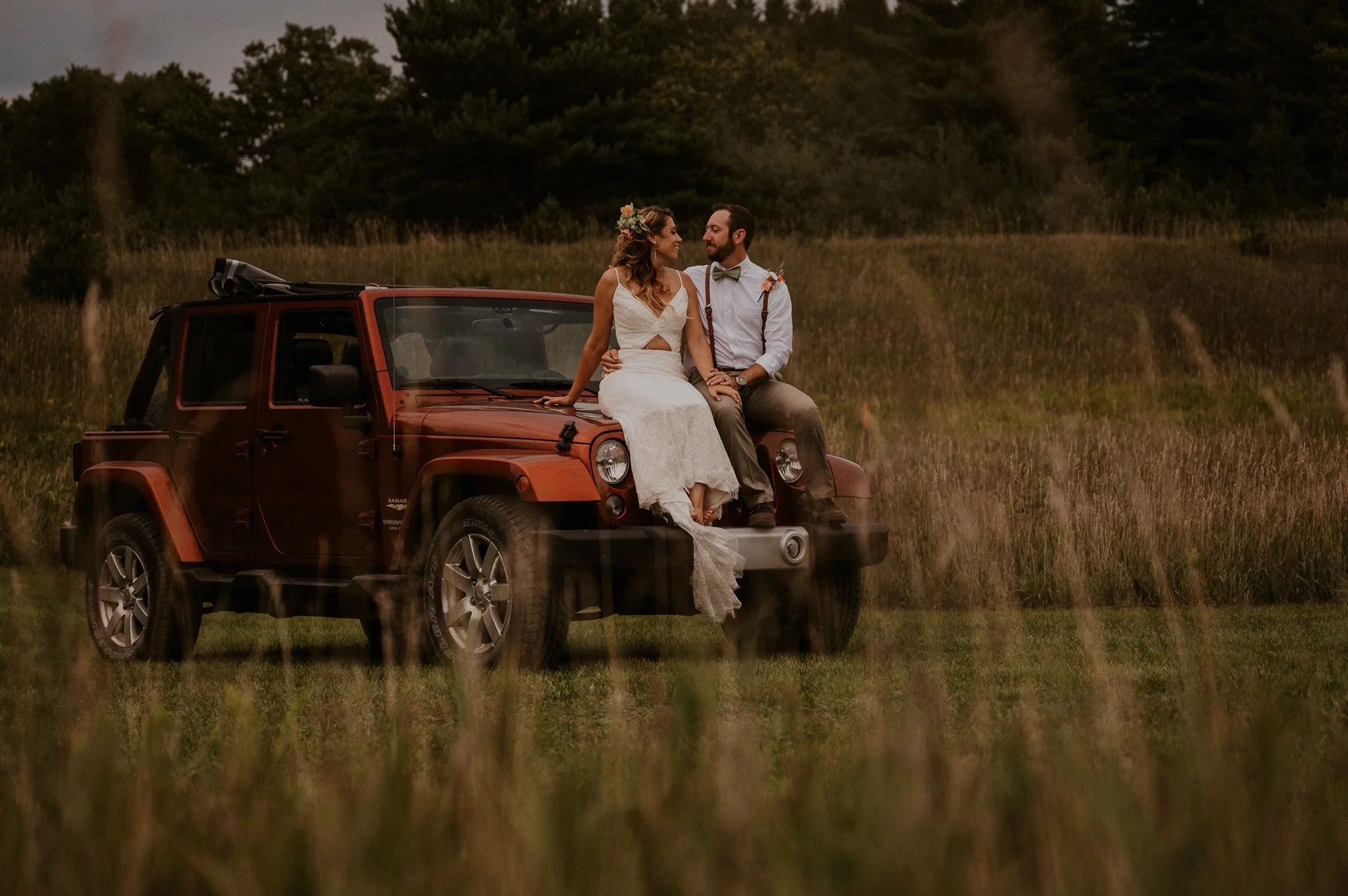 sleeping bear dunes jeep elopement