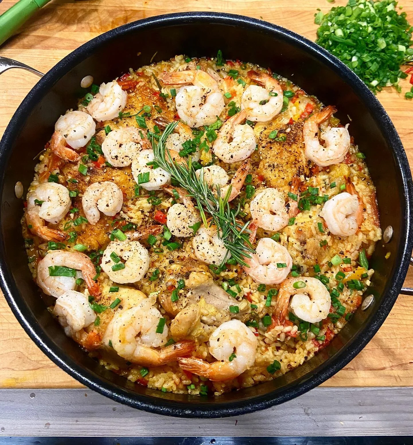 My first Paella. Barcelona, I can feel you.