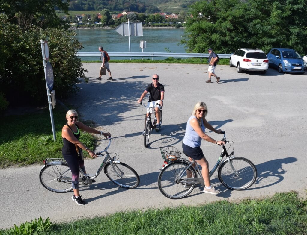 Wellness activities, sports, wine bike tours in a wine region