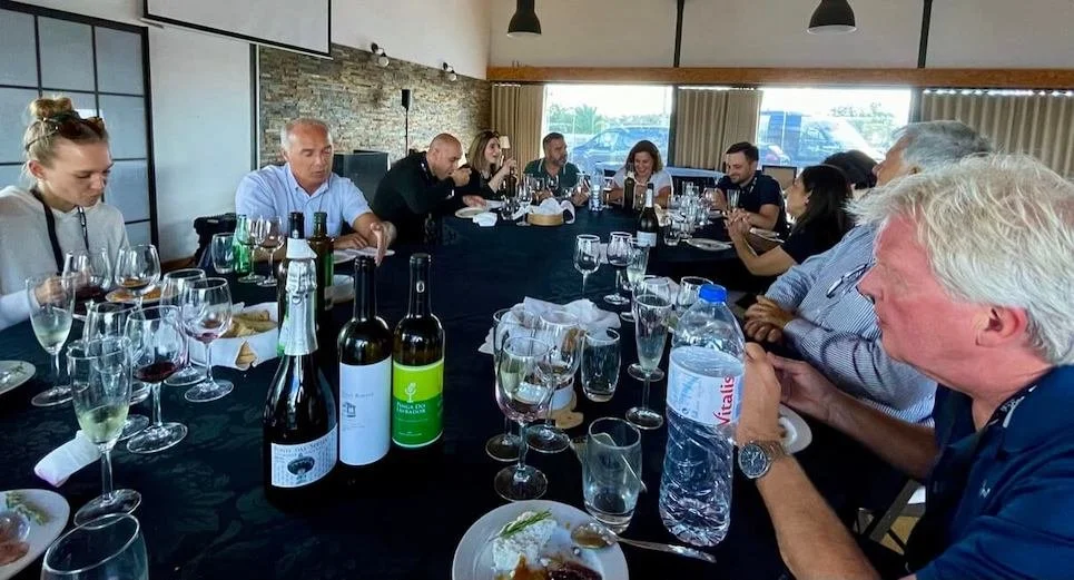 And again with lunch at at Quinta Holminhos!