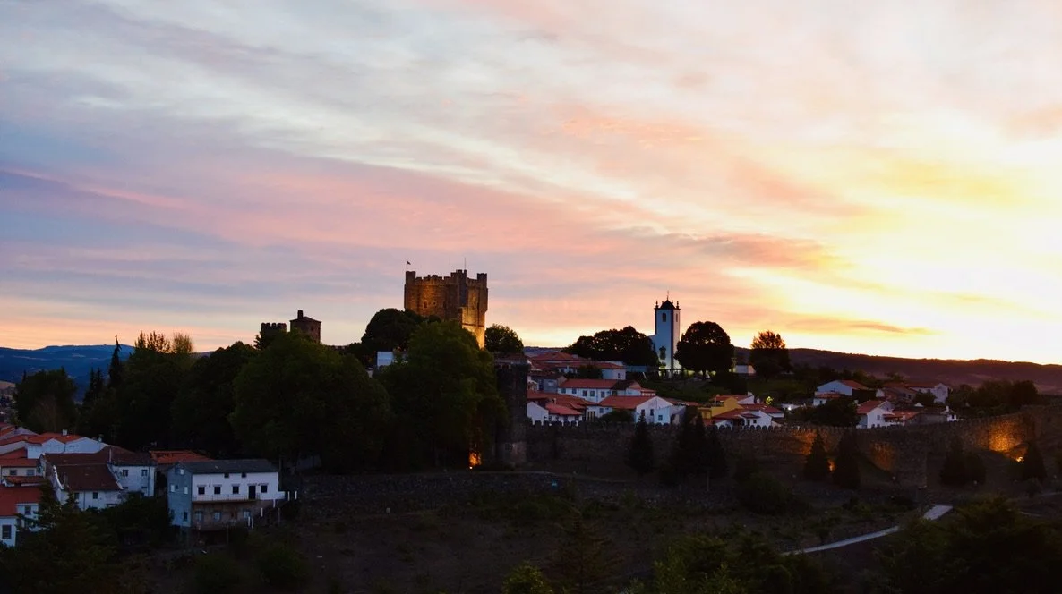 The view from Pousada de Bragança  ... at dawn