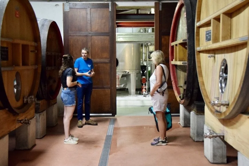 A tour of the cellars