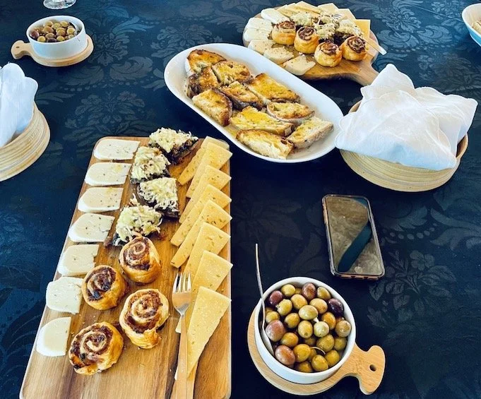 Breads, cheese & olives