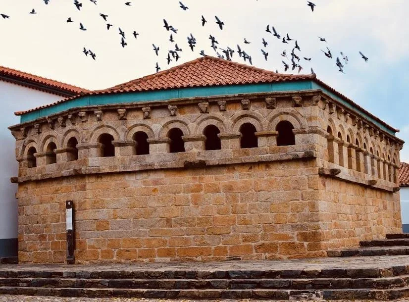 The ancient water storage for Bragança
