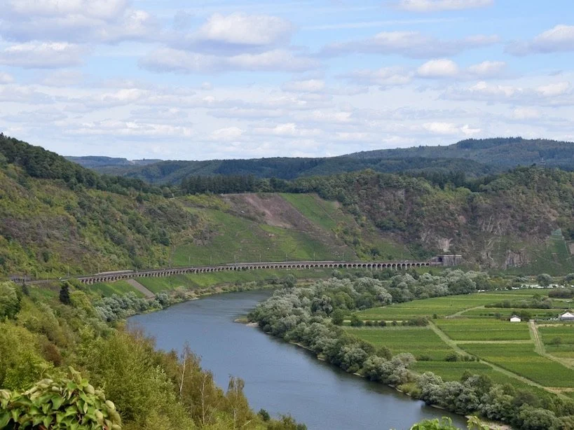 The impressive Pünderich viaduct