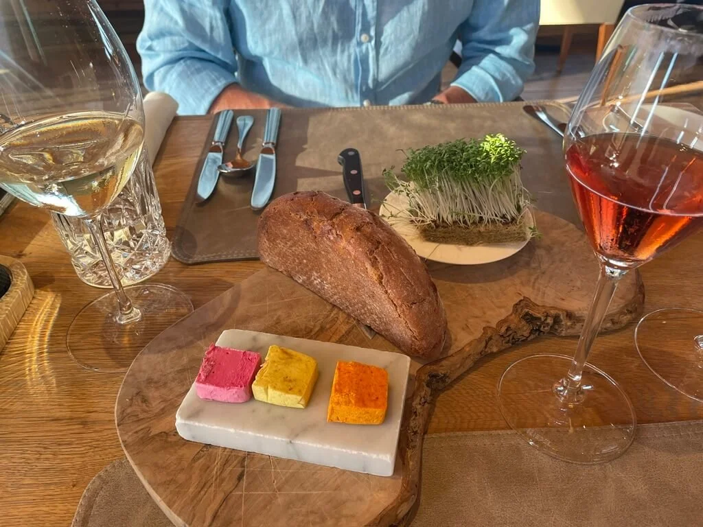 Enjoying the delicious food in Steiermark