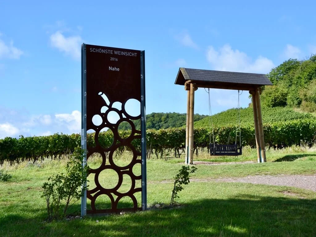 Voted the 'best Nahe wine view', 2016