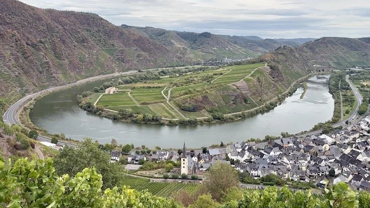 The Mosel river at Bremm Calmont