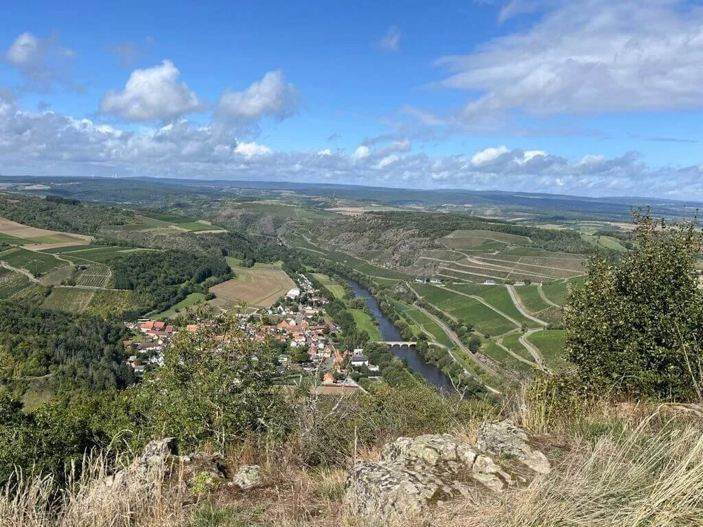 The famous Oberhausen and Niederhausen vineyards