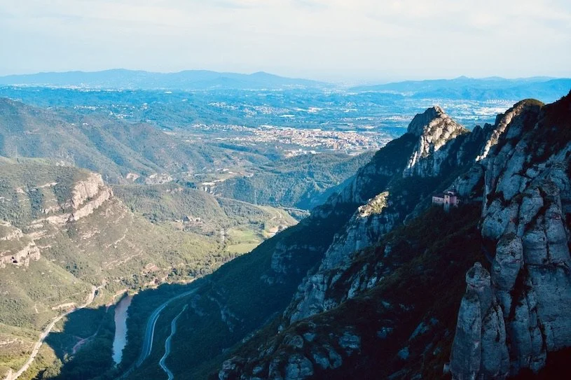 The stunning mountain scenery