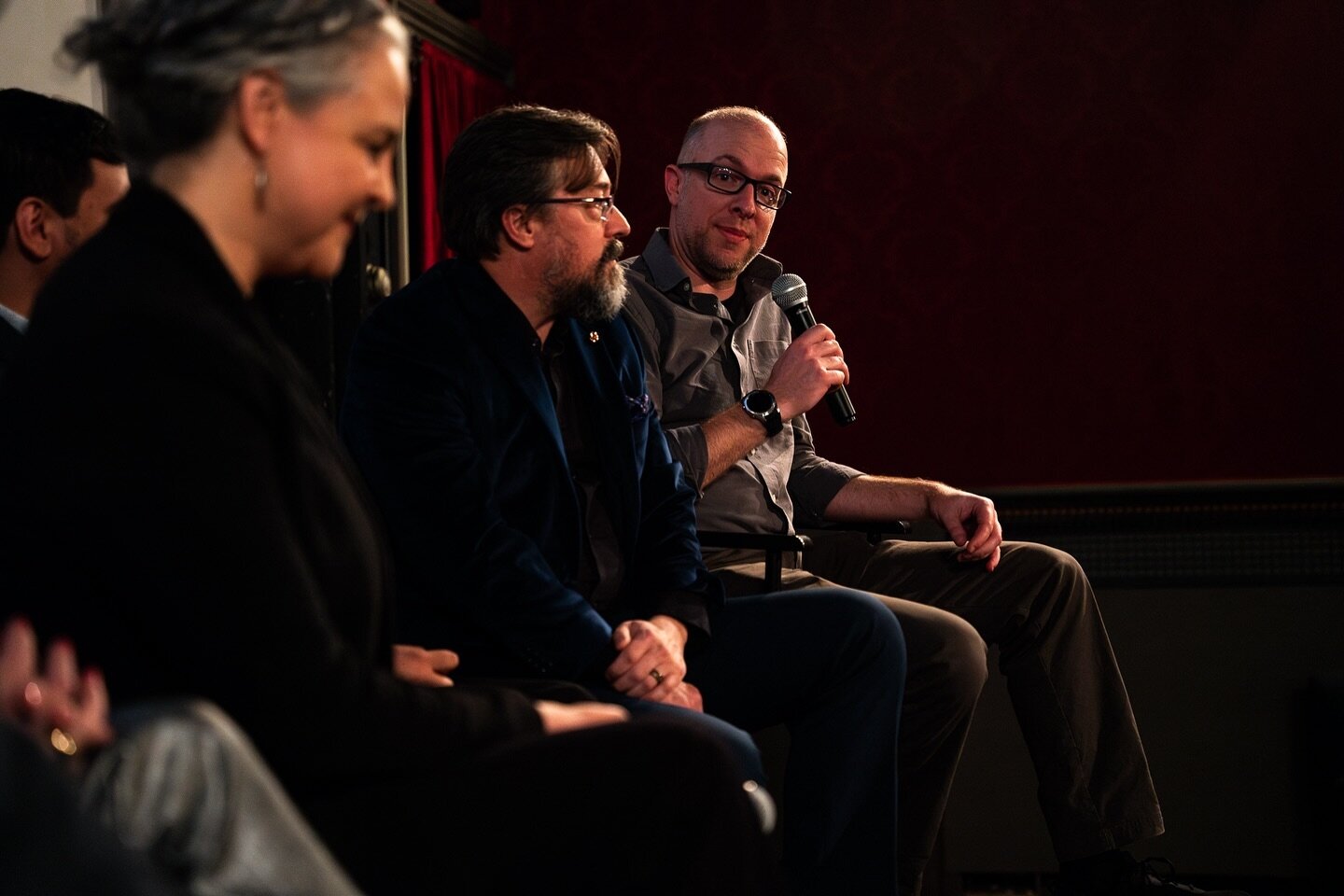 Director of Photography Talal Jabari fields a question during the talkback following the @upstate_films screening on 25 March. #dop #cinematography #cinematographerdirector p/c: @karenpearsonphoto