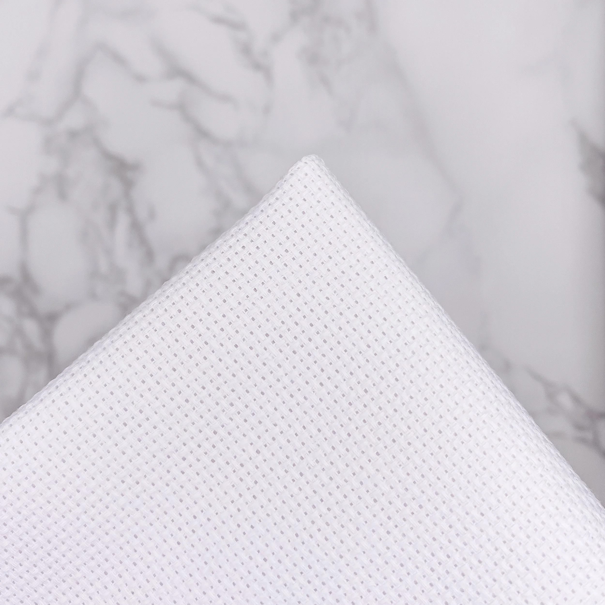 14 Count Aida White Cross Stitch Fabric — Innocent Bones