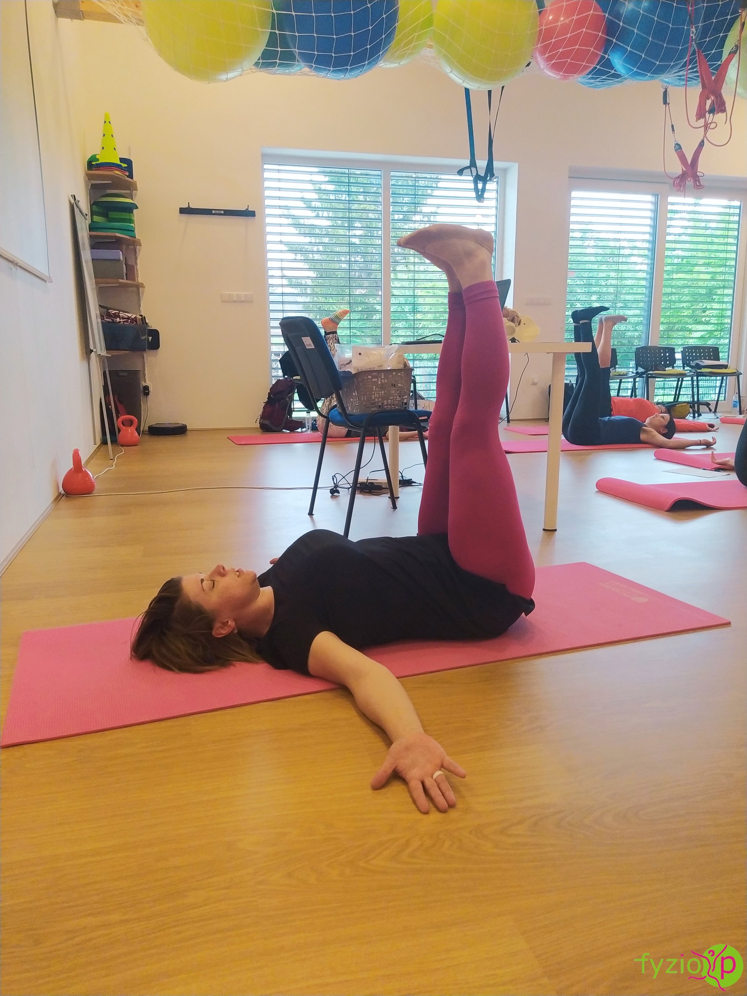2019 - demonstration of suitable exercises to strengthen the pelvic floor