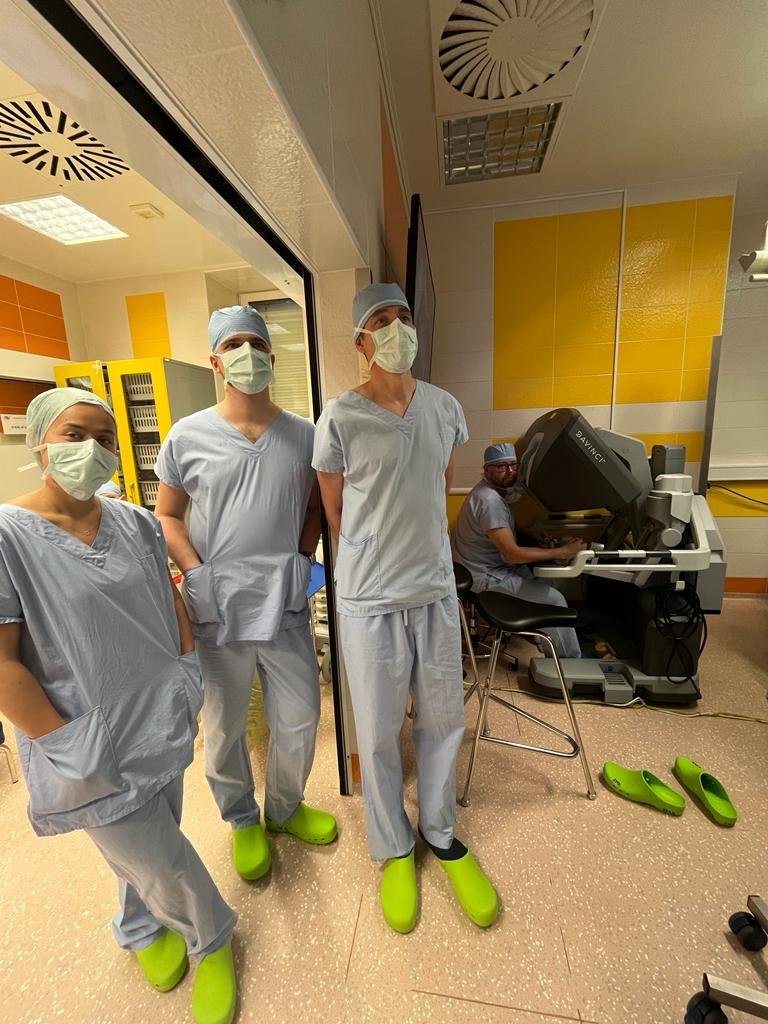 Là một phần của phẫu thuật robot, các đồng nghiệp từ Liberec và Jablonec đã đến thăm chúng tôi