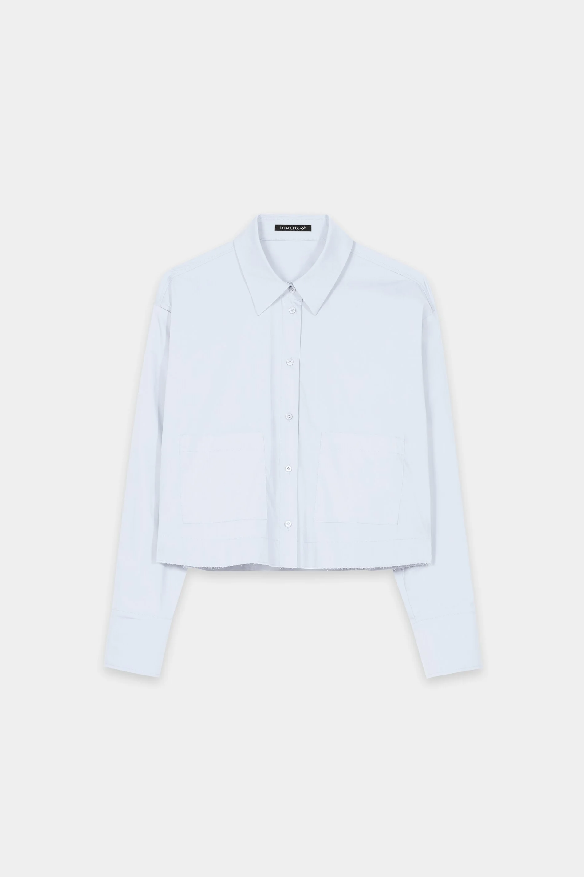 Hemdbluse aus Baumwoll-Mix