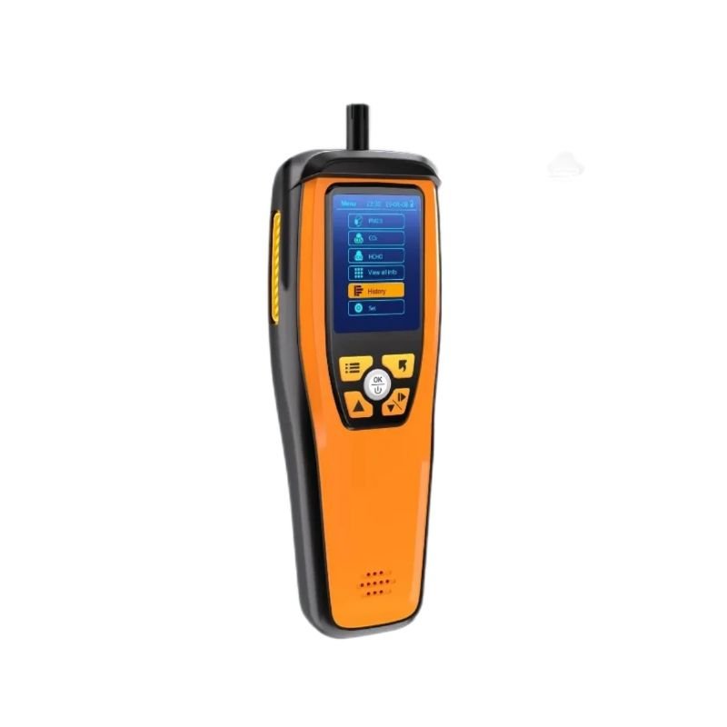 A handheld indoor air quality IAQ testing device