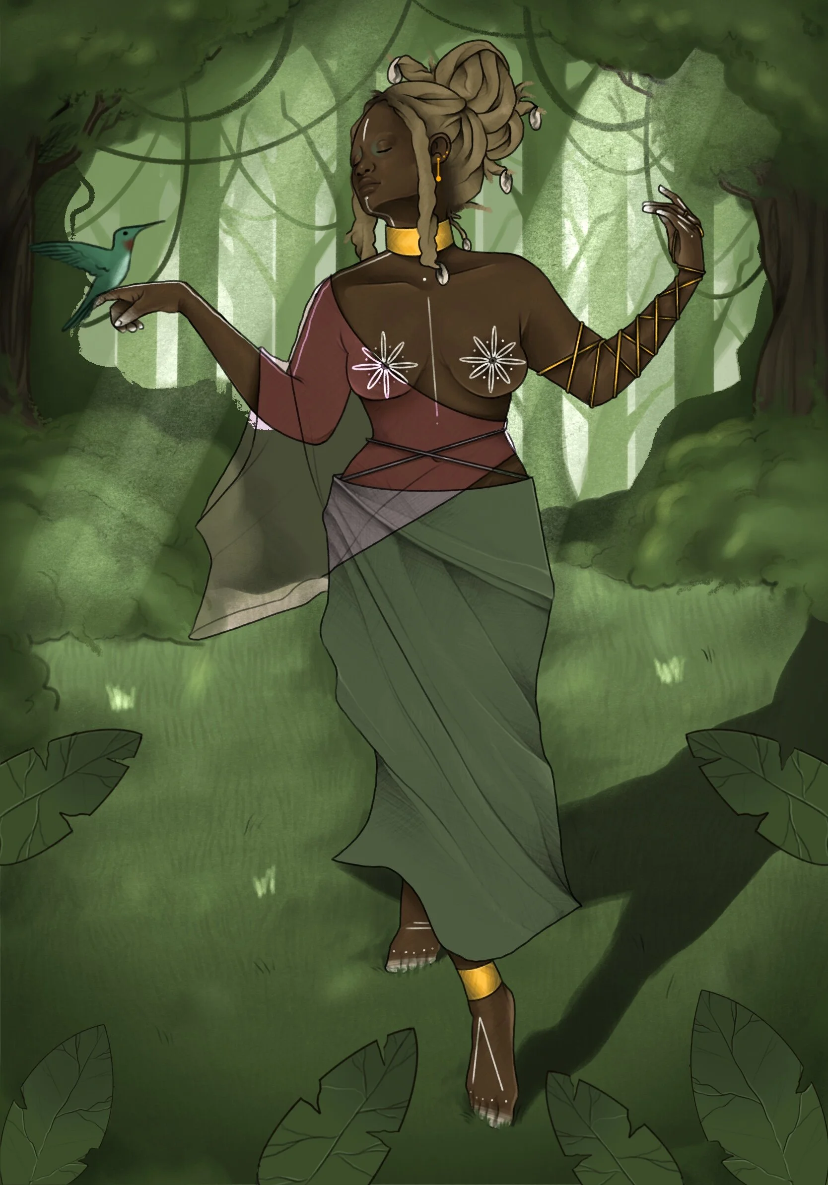 Aja, Orisha and spirit of the Forrest
