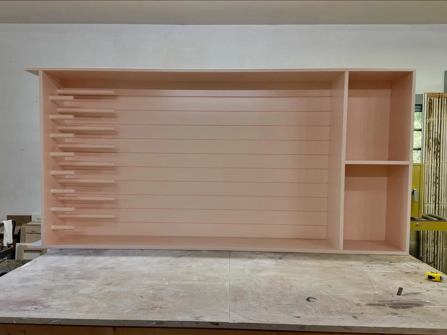 Custom boot storage cabinet for a mudroom. No more piles of boots on the floor! 

#organize #storage #bootstorage #shoeorganizer #pittsburghdesign #pittsburghrenovations #custom #customcabinetry #cabinetry #pittsburghcabinetry #woodshop #woodworking