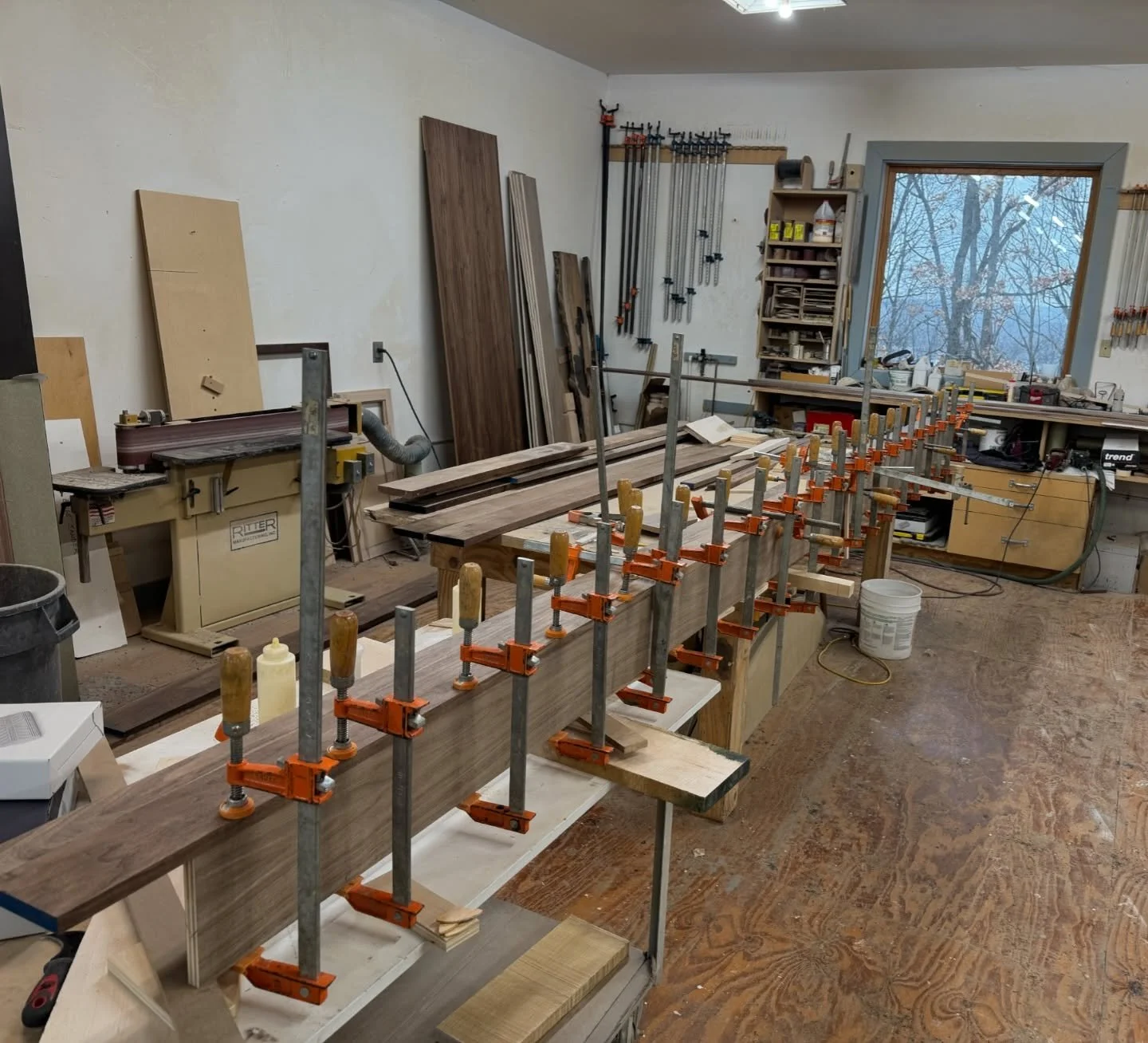 This custom walnut millwork was designed to wrap some structural elements, seamlessly integrating them with the kitchen cabinetry. Now, the entire space will feel intentionally unified.

#custom #customcabinetry #custommillwork #walnut #kitchen