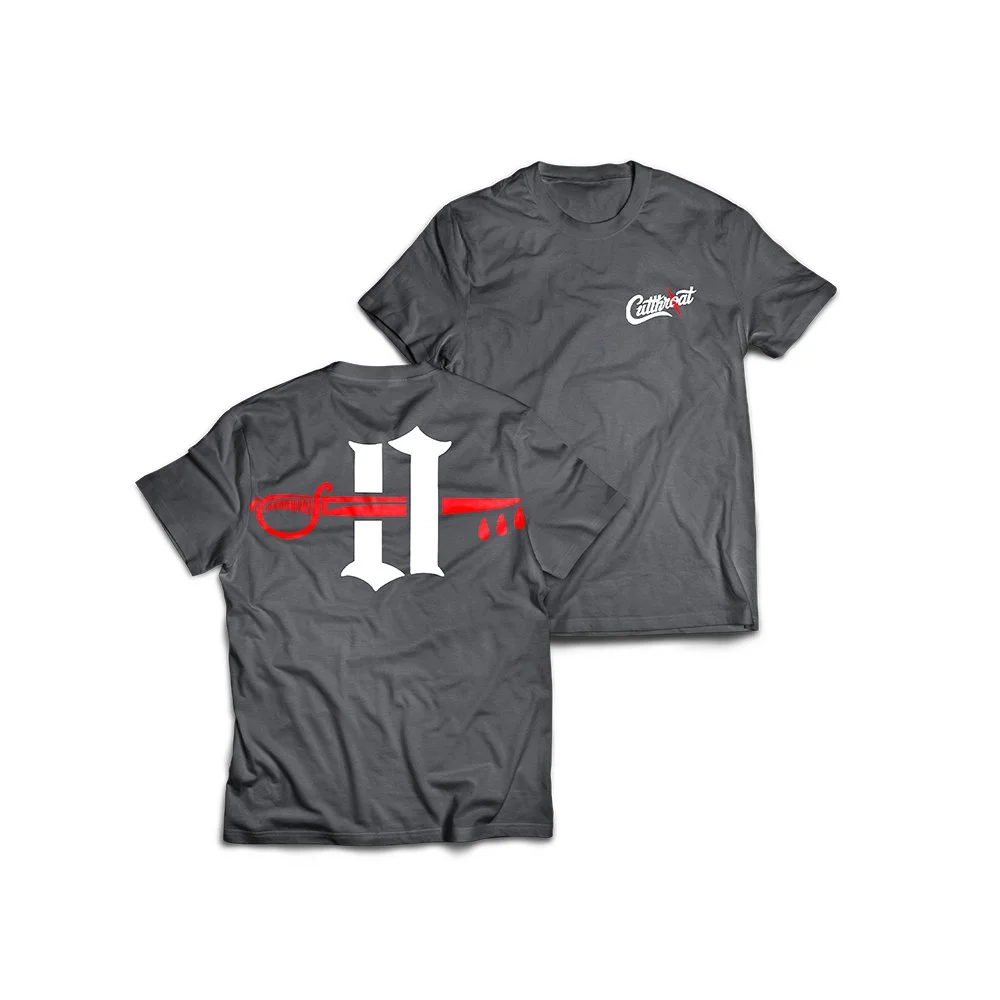 GRAY LL X CC LOGO TEE