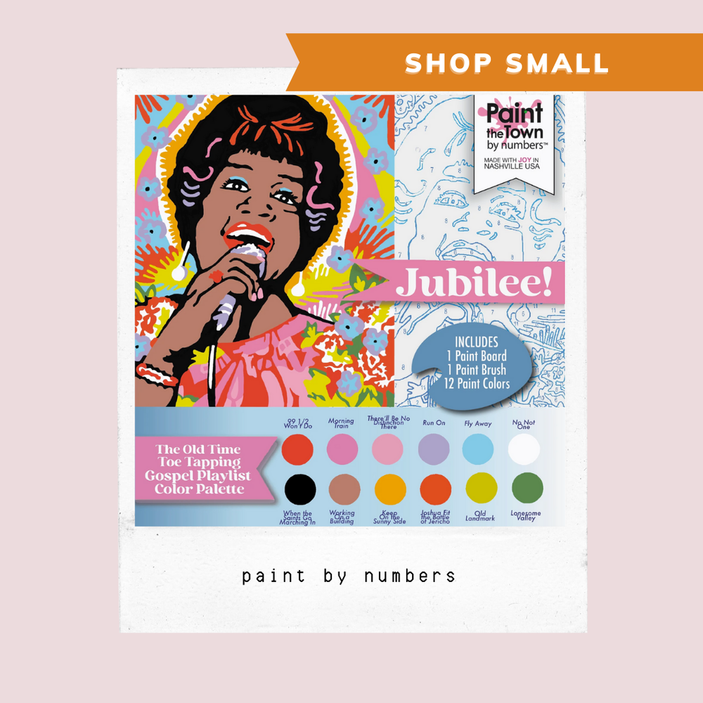 Paint the Town by Numbers Nashville Craft Kit Aretha Franklin Dolly Parton