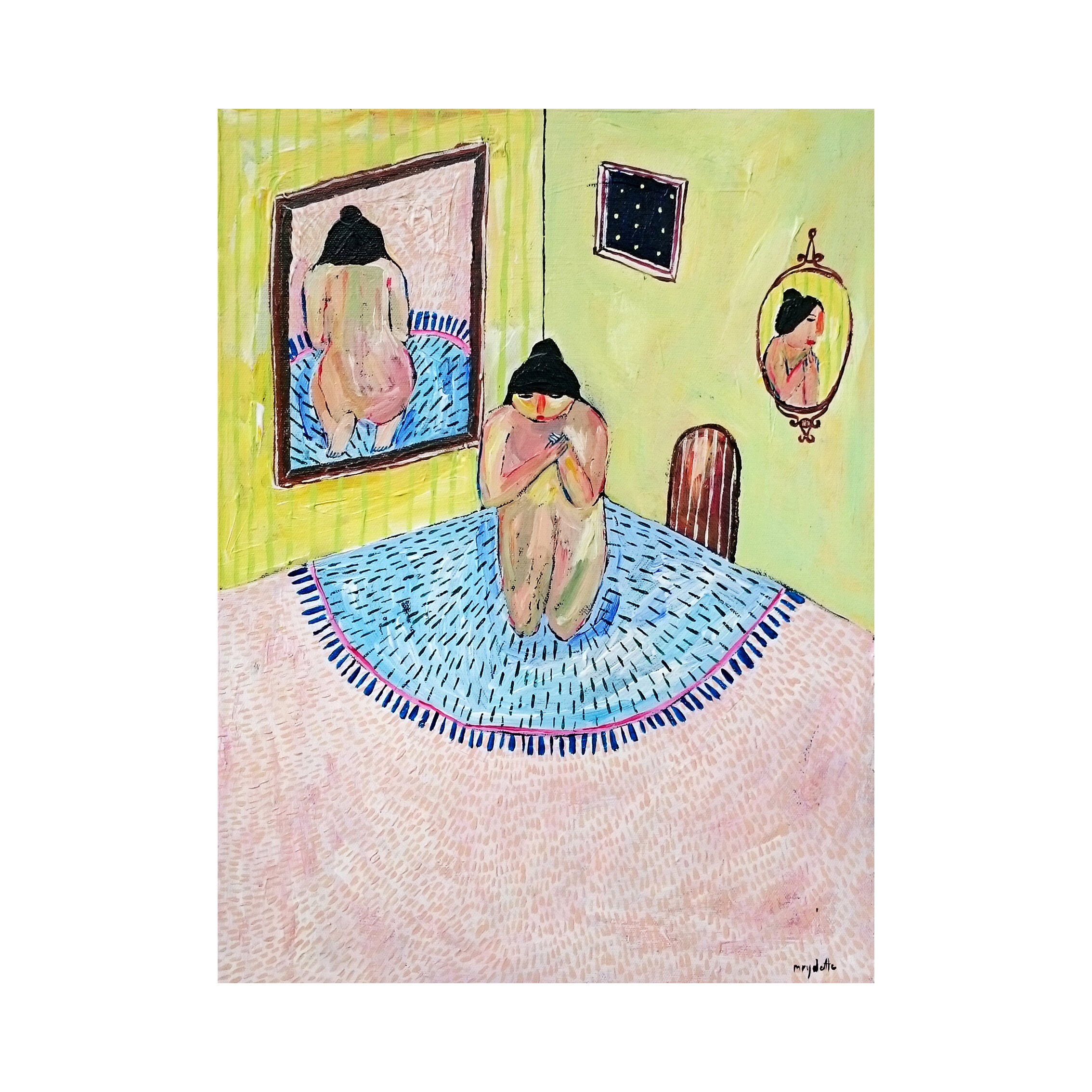 There's-Space-for-Only-One-of-Us-in-this-Hut,-Mrydette,-2015,-Acrylic-on-Canvas,-36-x-46cm,-500grams_2.jpg