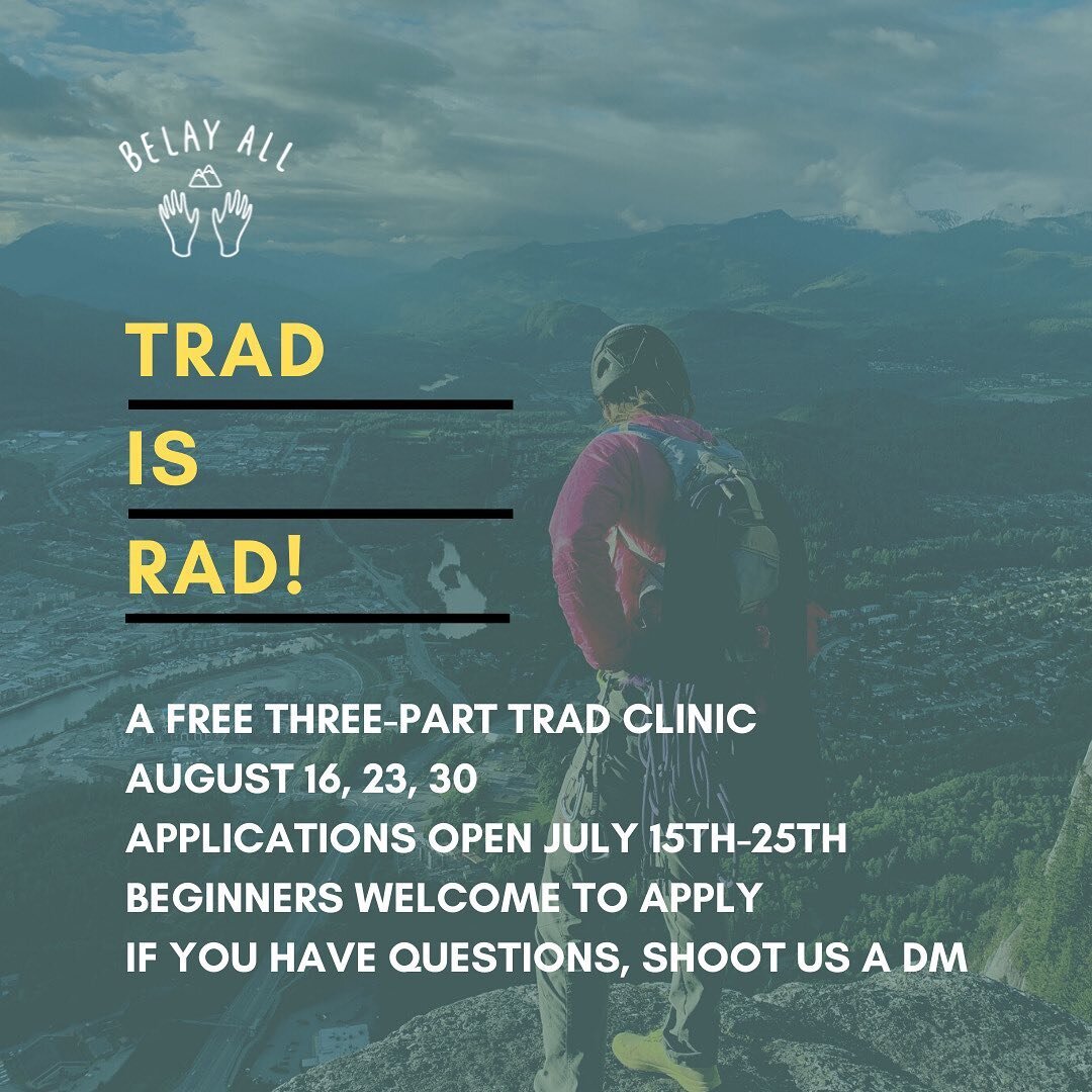 Apply! Even if you think you don't &quot;have enough experience&quot;
Even if you think you won't get a spot (because the data will help us host more clinics, but don't feel pressure)
--
Slide one of four: Title slide with clinic title, &quot;Trad Is