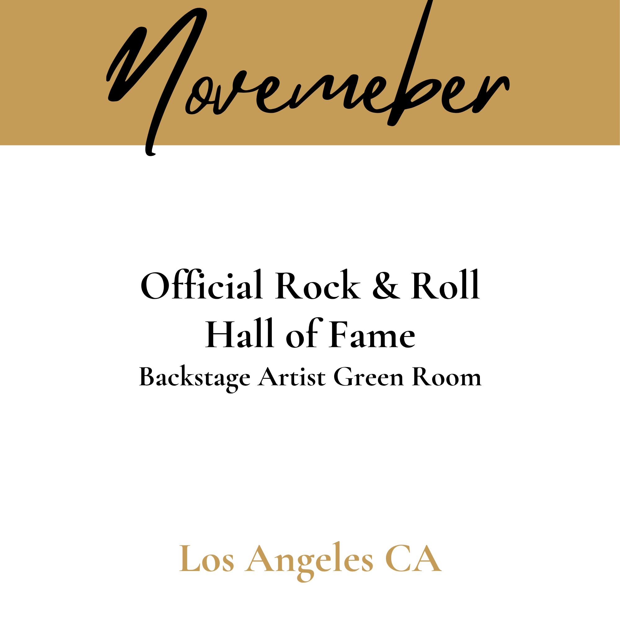 A stylized logo with the words 'Forever' in black cursive font on a gold background, with 'Los Angeles CA' written below in a matching smaller font.