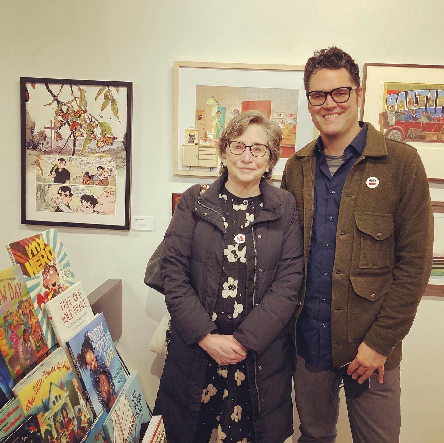 Me and my lovely editor, Margaret Ferguson. The Society of Illustrators&rsquo; Annual Art show included a page from Little Monarchs, so we finally met there for the first time yesterday. It was an honor to be featured amongst so many gorgeous pieces,