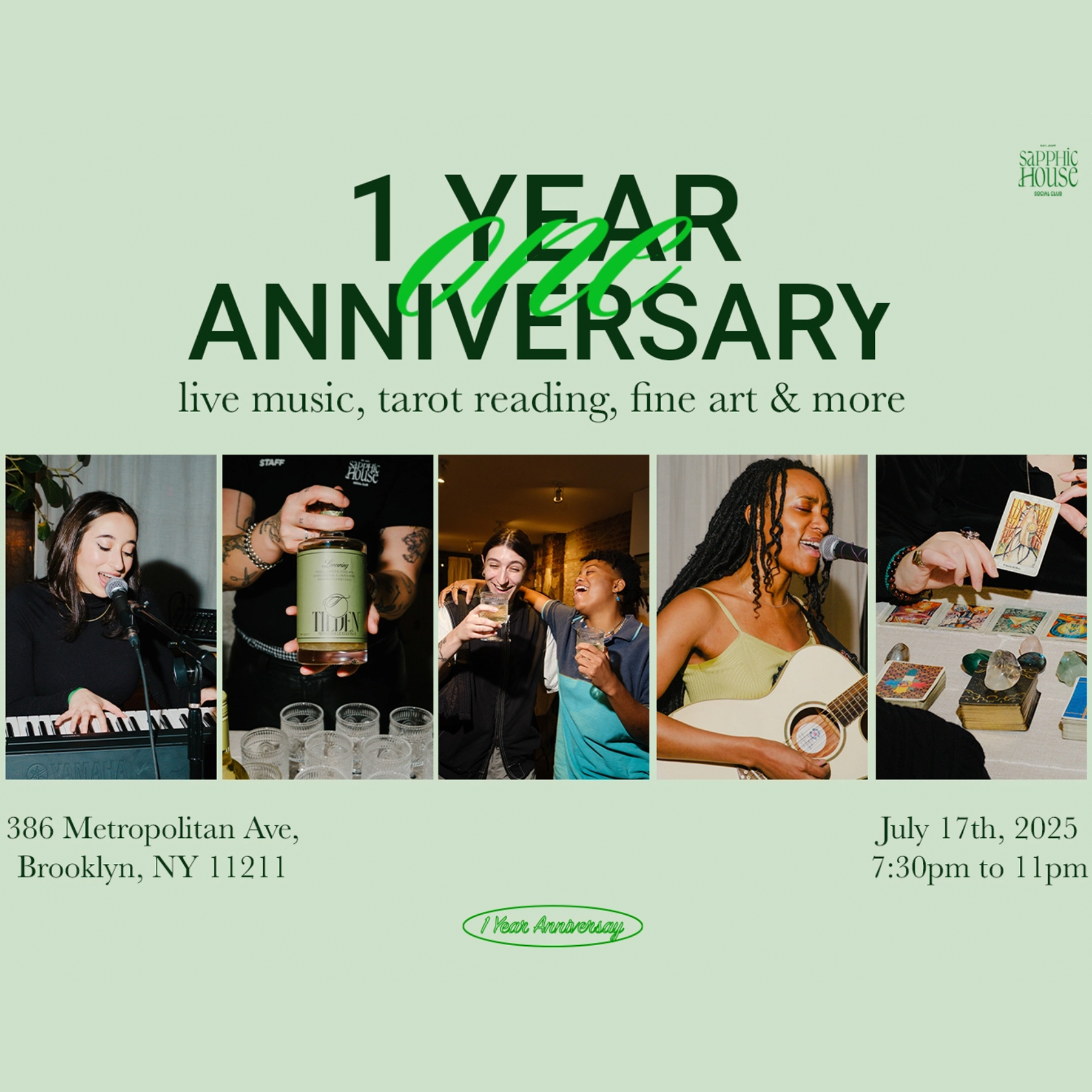 Sapphic House - 1 Year Anniversary
