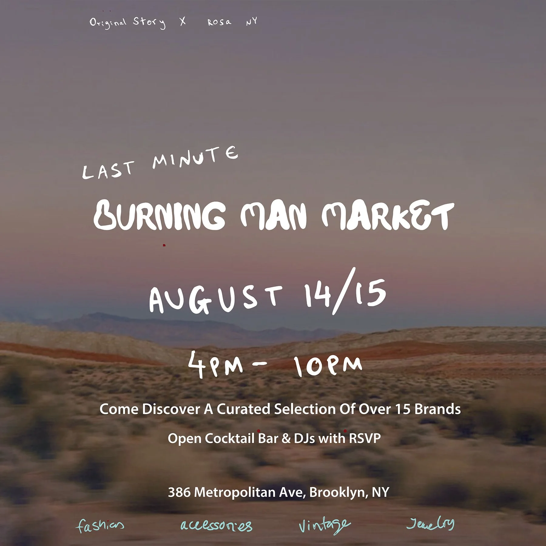 Our Original Story - Burning Man Market
