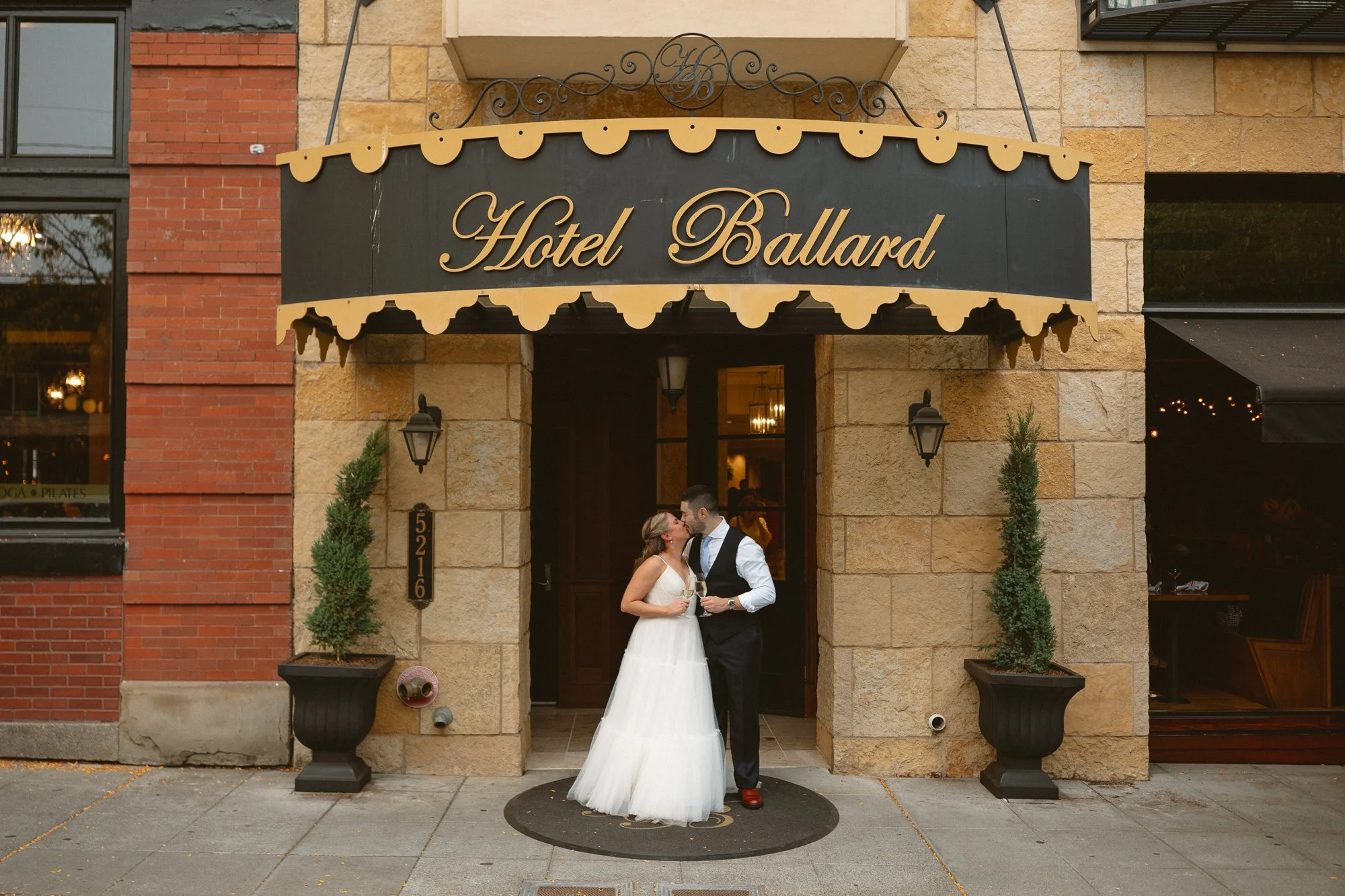 Intimate Wedding at Olympic Rooftop Pavillion, Seattle | Caitlin + Marlon