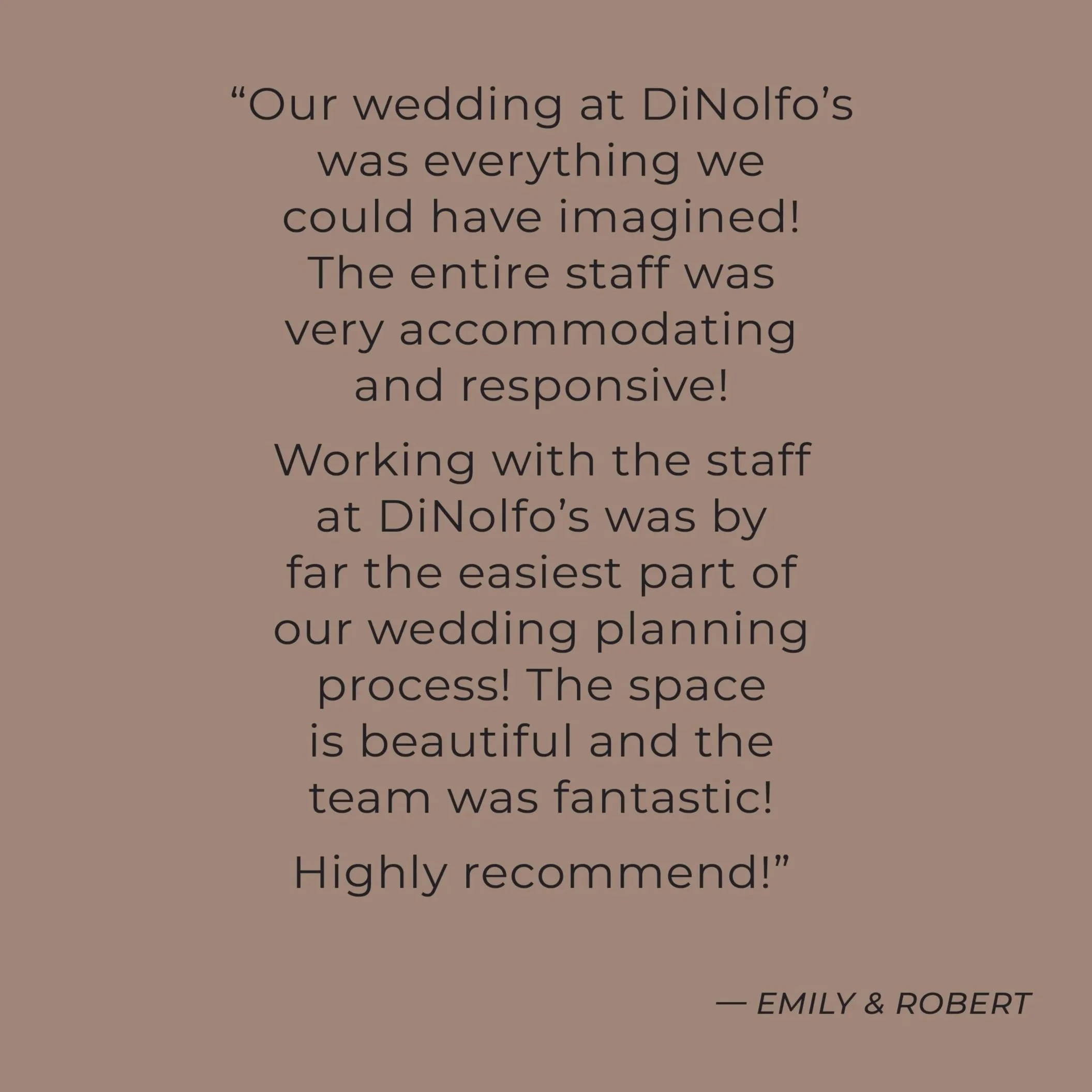 The space is beautiful and the team was fantastic!