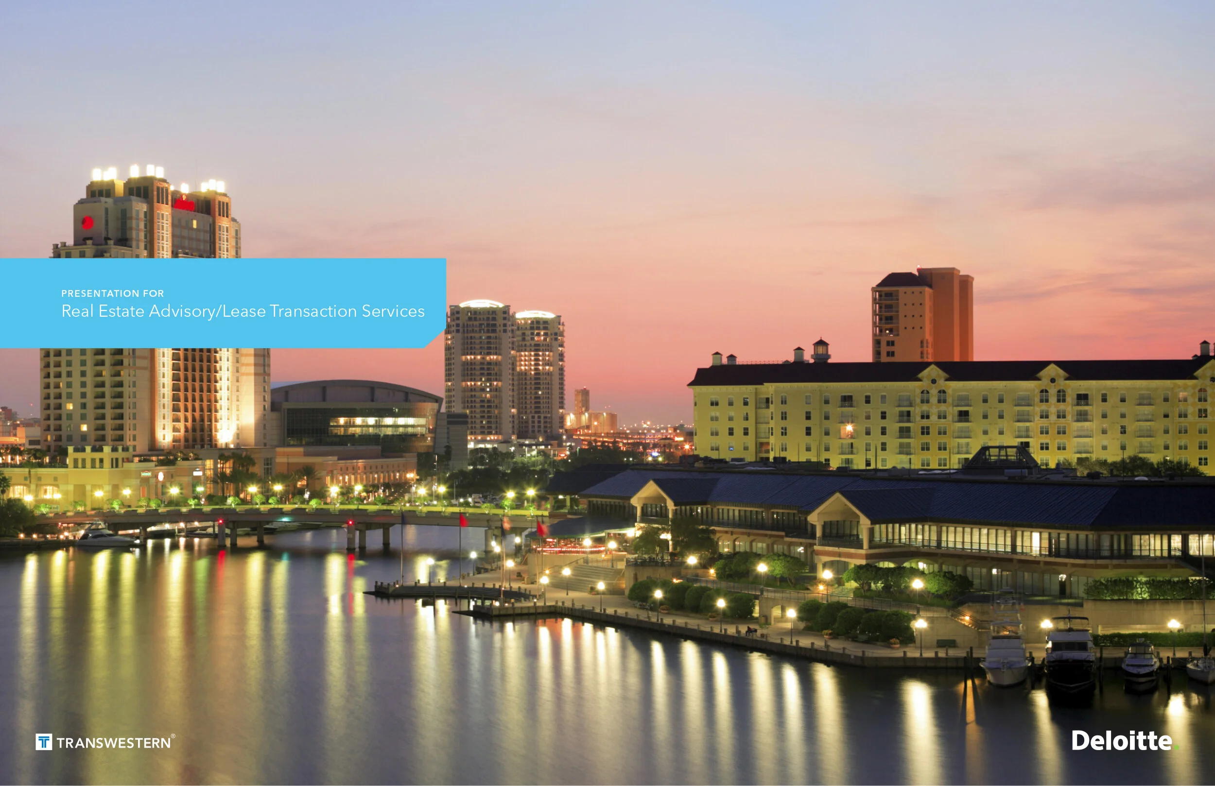 Tampa Real Estate Advisory/Transaction Services