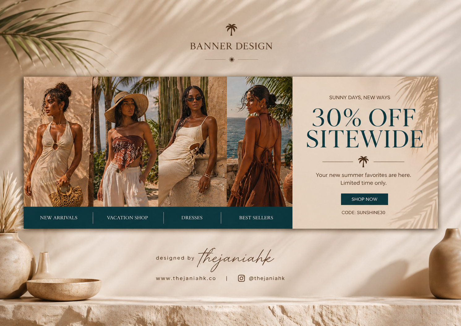 Custom Website Header Banner Design