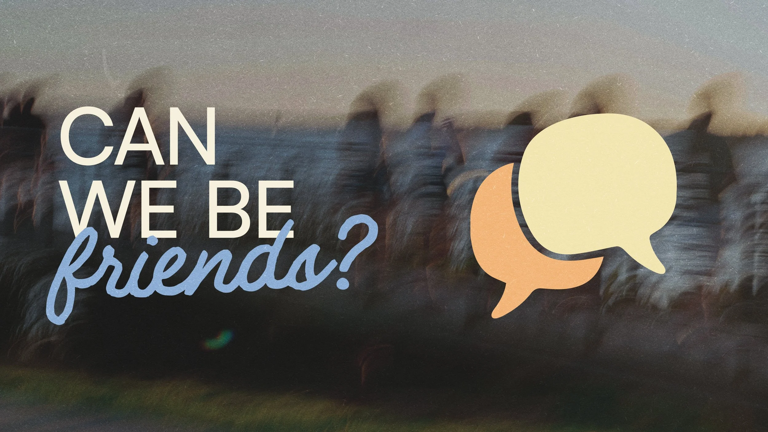 Can We Be Friends? 