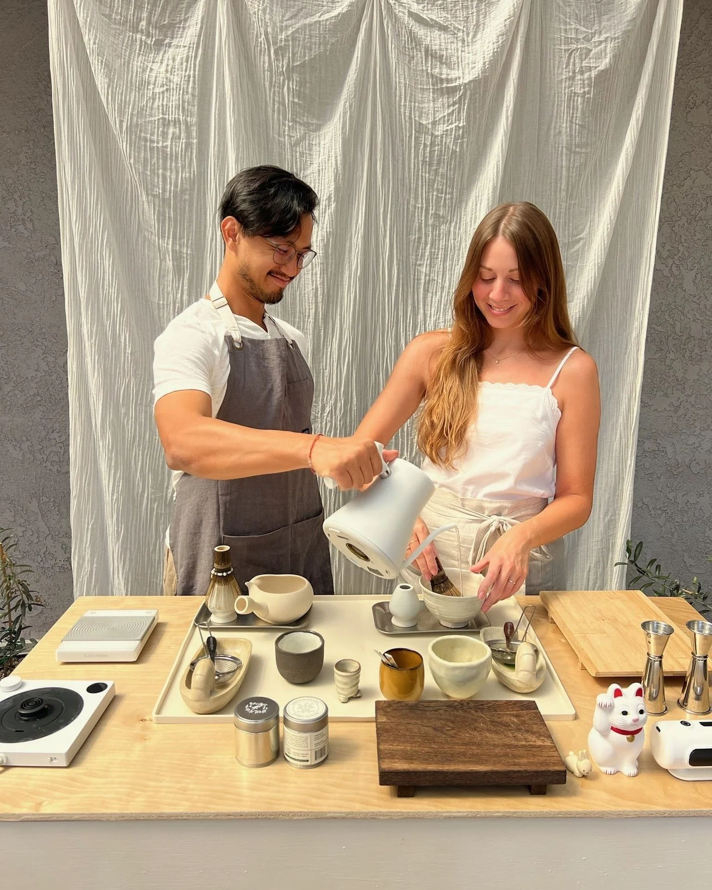 On Tuesday, Oct 7, come grab a delicious beverage from @maison.yuzu's mobile #matcha cart at BLANKSPACES Venice from 10AM - 2PM! 🍵