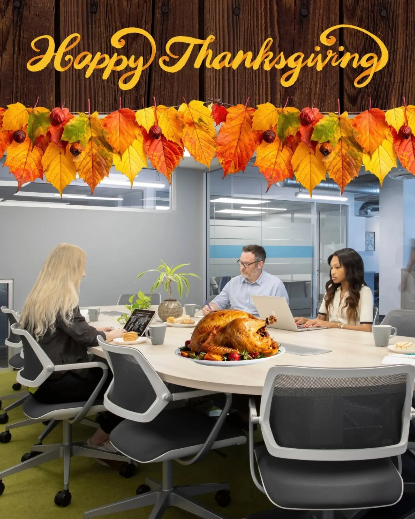 Happy Thanksgiving! Gather around a different type of table -- all BLANKSPACES locations are closed on Thurs, Nov 27 and Friday, Nov 28. 24/7 access members are u affected.