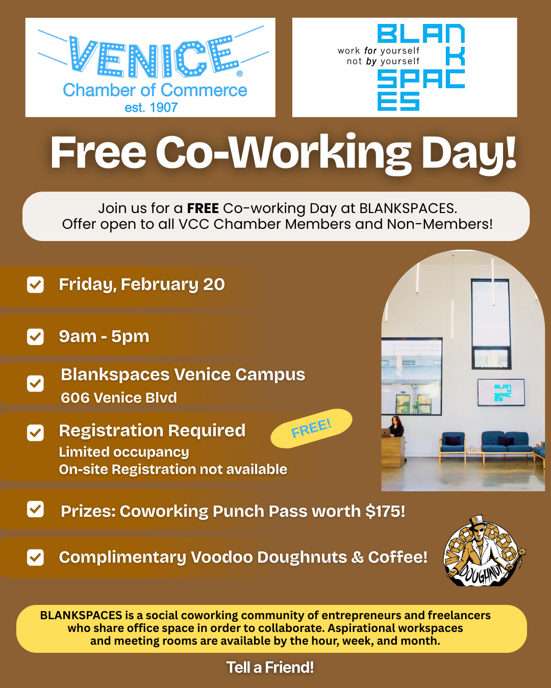 Venice Chamber of Commerce Coworking Day at BLANKSPACES