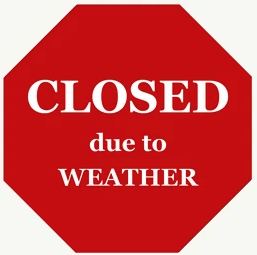 Closed due to weather