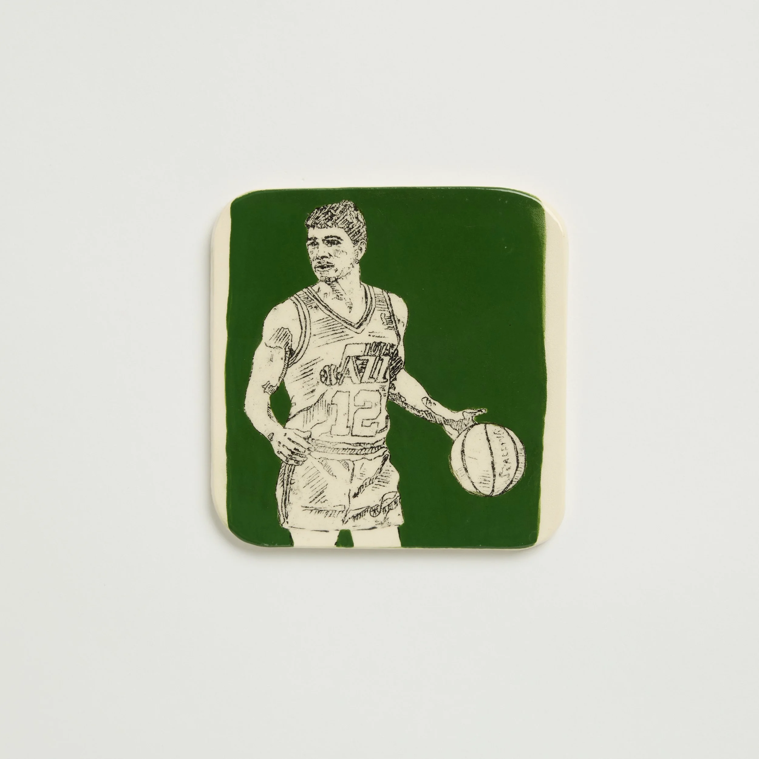 Utah Jazz Coasters - John Stockton