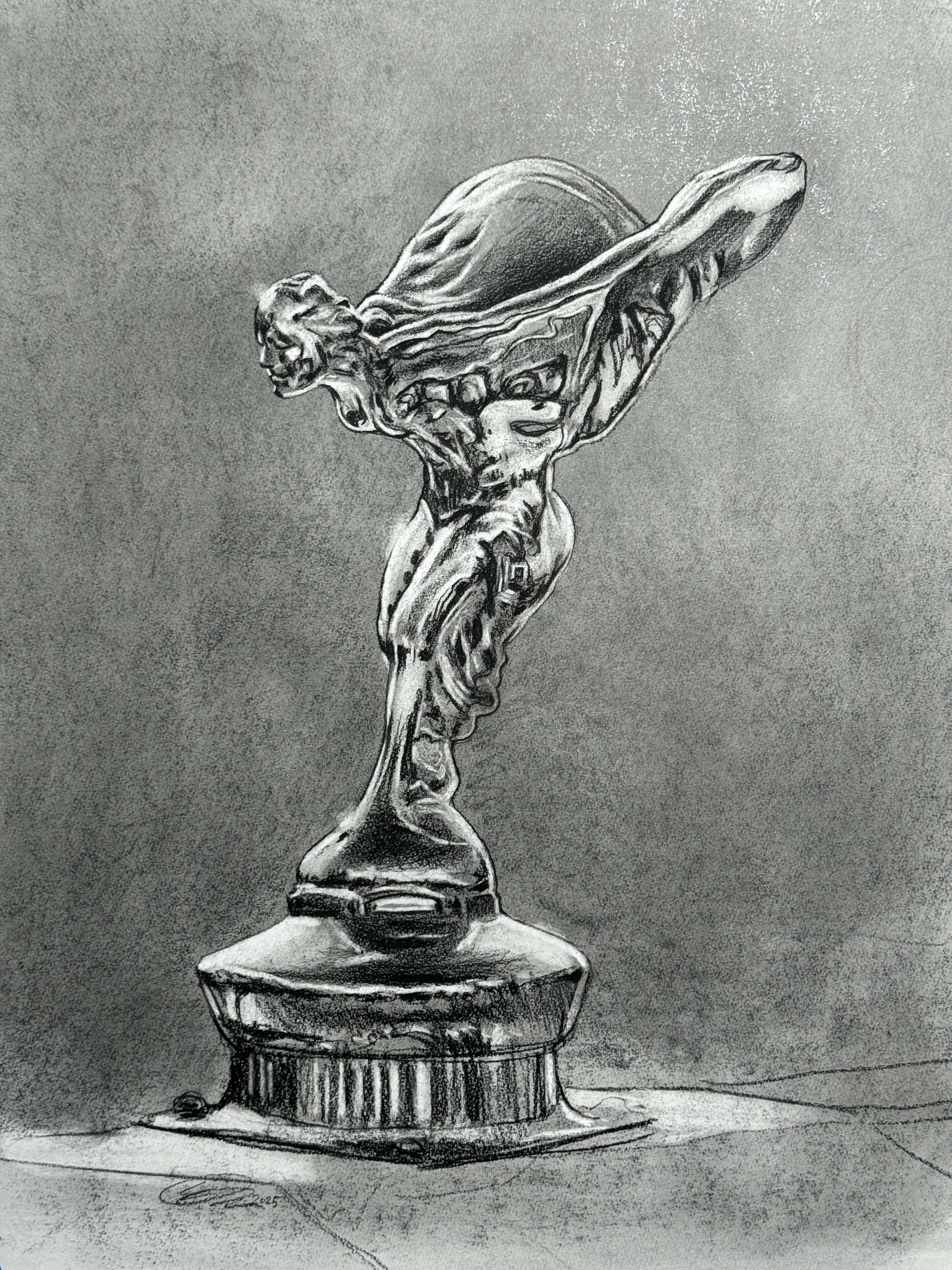 Silver Lady — Original Drawing by Euan Rannachan